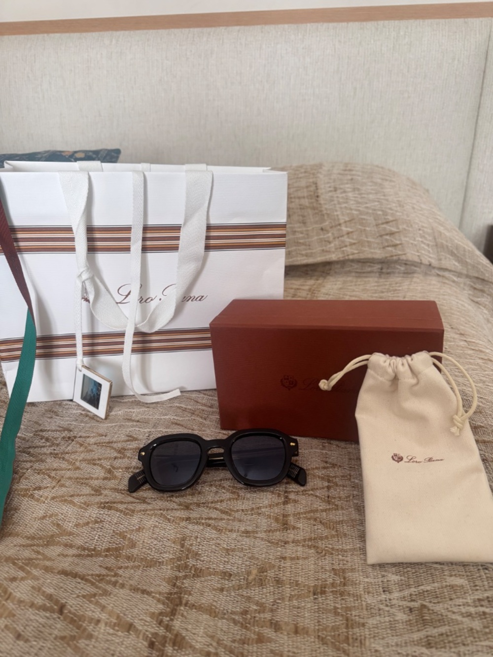 Loro Piana Authentic Unisex Andre Sunglasses - Black, Retails $1,060 - Picture 6 of 10